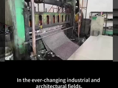 स्टेनलेस स्टील डायमंड जाल शीट स्किड प्रतिरोध ISO9001 प्रमाणन