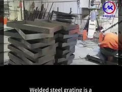 यूएस मानक आकारों के लिए संक्षारण प्रतिरोधी स्टील ग्रिटिंग पैनल