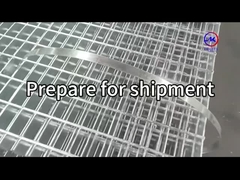 औद्योगिक प्लेटफार्मों के लिए स्टेनलेस स्टील वेल्डेड ग्रेटिंग 1000x6000mm