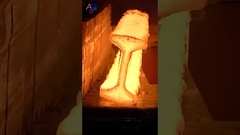 आई-बीम बनाने की प्रक्रिया। स्टील मास प्रोडक्शन फैक्ट्री