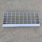 Anti Slip Bolted Fixing Galvanized Metal Stair Treads From Steel Grating Steps