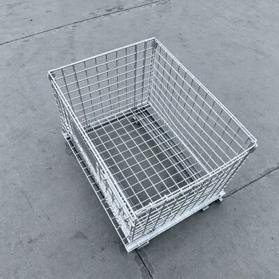 Storage Cage: Foldable, Stackable For Efficient Storage & Transport.