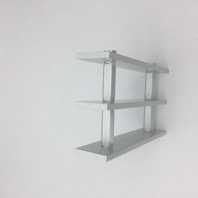 Building Material Silver Swage Plain Industrial 6063 Aluminum Floor Grating
