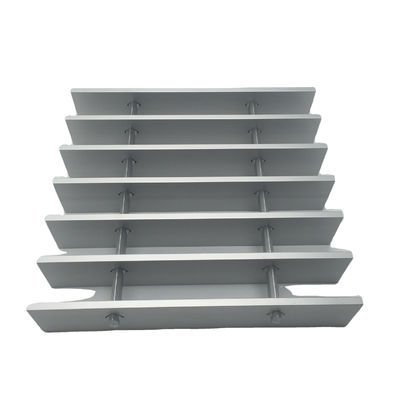 Building Material Silver Swage Plain Industrial 6063 Aluminum Floor Grating