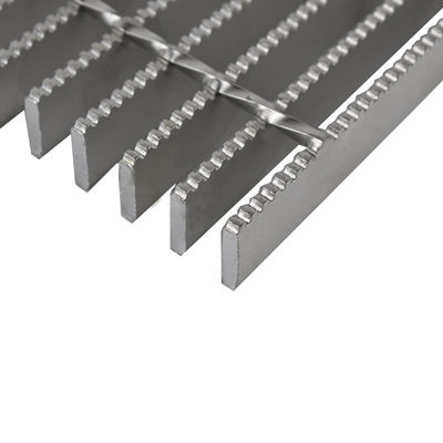 Intensive Bar Serrated Steel Grating Stainless 316 Drainage